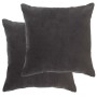 Cushions 2 pcs anthracite gray cotton velvet 45x45 cm by , Cushions - Ref: Foro24-284042, Price: 19,14 €, Discount: %