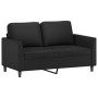 2-seater sofa in black synthetic leather 120 cm by , Sofas - Ref: Foro24-348911, Price: 205,93 €, Discount: %