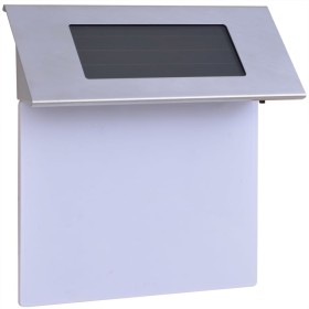 LED solar lamp with stainless steel house number by , Outdoor lighting - Ref: Foro24-42340, Price: 17,99 €, Discount: %