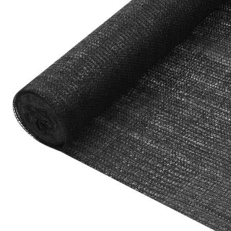 Black HDPE privacy net 2x25 m 75 g/m² by , Umbrellas - Ref: Foro24-149330, Price: 37,22 €, Discount: %