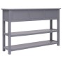 Aparador de madera gris 115x30x76 cm de , Aparadores - Ref: Foro24-284166, Precio: 166,99 €, Descuento: %