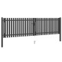 Anthracite gray steel garden fence gate 4x1.25 cm by , garden gates - Ref: Foro24-146333, Price: 396,99 €, Discount: %