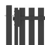 Anthracite gray steel garden fence gate 4x1.25 cm by , garden gates - Ref: Foro24-146333, Price: 396,99 €, Discount: %