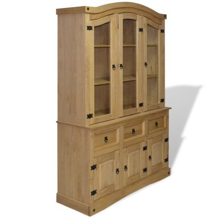 Corona Range Mexican pine wood sideboard cabinet by , Lockers and storage cabinets - Ref: Foro24-243752, Price: 742,99 €, Dis...