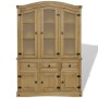 Sideboard-Schrank aus mexikanischem Kiefernholz der Corona-Reihe von , Schließfächer und Lagerschränke - Ref: Foro24-243752, ...