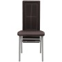 Dining chairs 4 units brown synthetic leather by , dining chairs - Ref: Foro24-242923, Price: 154,42 €, Discount: %