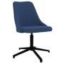 Sillas de comedor giratorias 2 unidades tela azul de , Sillas de comedor - Ref: Foro24-330908, Precio: 122,46 €, Descuento: %