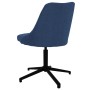 Sillas de comedor giratorias 2 unidades tela azul de , Sillas de comedor - Ref: Foro24-330908, Precio: 122,46 €, Descuento: %