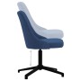 Sillas de comedor giratorias 2 unidades tela azul de , Sillas de comedor - Ref: Foro24-330908, Precio: 122,46 €, Descuento: %