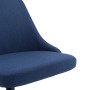 Sillas de comedor giratorias 2 unidades tela azul de , Sillas de comedor - Ref: Foro24-330908, Precio: 122,46 €, Descuento: %