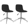 Swivel dining chairs 2 units black fabric by , dining chairs - Ref: Foro24-334057, Price: 90,99 €, Discount: %