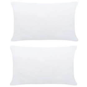 Cushion filling 2 units white 60x40 cm by , Pillows - Ref: Foro24-134588, Price: 23,99 €, Discount: %