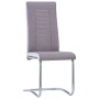 Cantilever dining chairs 4 units taupe fabric by , dining chairs - Ref: Foro24-281752, Price: 232,99 €, Discount: %