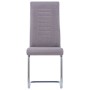 Cantilever dining chairs 4 units taupe fabric by , dining chairs - Ref: Foro24-281752, Price: 232,99 €, Discount: %