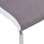 Cantilever dining chairs 4 units taupe fabric by , dining chairs - Ref: Foro24-281752, Price: 232,99 €, Discount: %