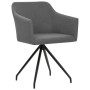 Swivel dining chairs 2 units light gray fabric by , dining chairs - Ref: Foro24-323072, Price: 219,32 €, Discount: %