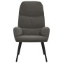 Silla de relajación de terciopelo gris oscuro de , Sillones - Ref: Foro24-341002, Precio: 89,78 €, Descuento: %