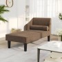 Divan sofa with brown fabric head cushion by , Sofas - Ref: Foro24-340728, Price: 137,67 €, Discount: %