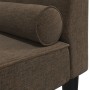 Divan sofa with brown fabric head cushion by , Sofas - Ref: Foro24-340728, Price: 137,67 €, Discount: %