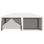 Carpa para celebraciones con 4 paredes de malla blanco 4x6 m de , Carpas y cenadores - Ref: Foro24-48523, Precio: 173,33 €, D...