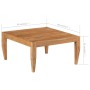 Mesa de centro madera maciza de acacia marrón 80x80x41 cm de , Mesas de centro - Ref: Foro24-246139, Precio: 175,01 €, Descue...