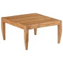 Mesa de centro madera maciza de acacia marrón 80x80x41 cm de , Mesas de centro - Ref: Foro24-246139, Precio: 174,99 €, Descue...