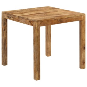 Solid mango wood dining table 82x80x76 cm by , Kitchen and dining tables - Ref: Foro24-246704, Price: 224,99 €, Discount: %