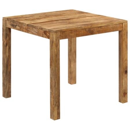 Mesa de comedor de madera maciza de mango 82x80x76 cm de , Mesas de cocina y de comedor - Ref: Foro24-246704, Precio: 224,62 ...