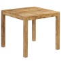 Solid mango wood dining table 82x80x76 cm by , Kitchen and dining tables - Ref: Foro24-246704, Price: 224,62 €, Discount: %