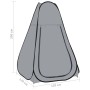 Gray Pop Up Shower Tent by , Private enclosures and portable showers - Ref: Foro24-93070, Price: 44,01 €, Discount: %