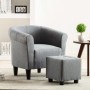 Light gray fabric armchair by , Armchairs - Ref: Foro24-248027, Price: 190,99 €, Discount: %