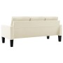 3-seater cream-colored synthetic leather sofa by , Sofas - Ref: Foro24-288765, Price: 289,00 €, Discount: %