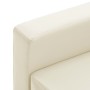 3-seater cream-colored synthetic leather sofa by , Sofas - Ref: Foro24-288765, Price: 289,00 €, Discount: %