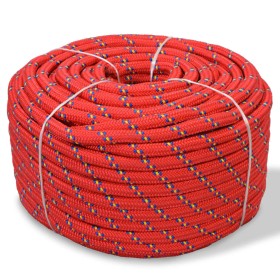 Marine polypropylene rope 12 mm 50 m red by vidaXL, Ropes and metal cords - Ref: Foro24-91292, Price: 32,79 €, Discount: %