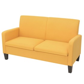 2-Sitzer-Sofa 135x65x76 cm gelb von vidaXL, Sofas - Ref: Foro24-244710, Preis: 230,99 €, Rabatt: %