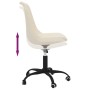 Cream fabric swivel office chair by , Office chairs - Ref: Foro24-338400, Price: 94,99 €, Discount: %