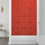 Wall panels 12 pcs red synthetic leather 30x30 cm 0.54 m² by , Wall covering - Ref: Foro24-343941, Price: 33,55 €, Discount: %