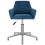 Swivel dining chairs 2 pcs blue velvet by , dining chairs - Ref: Foro24-331095, Price: 120,10 €, Discount: %