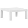 Set de muebles de jardín 3 piezas con cojines plástico blanco de , Conjuntos de jardín - Ref: Foro24-3059827, Precio: 295,86 ...