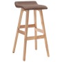 Kitchen stools 2 units gray taupe fabric by , Kitchen stools - Ref: Foro24-249579, Price: 137,72 €, Discount: %