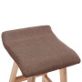 Kitchen stools 2 units gray taupe fabric by , Kitchen stools - Ref: Foro24-249579, Price: 137,72 €, Discount: %