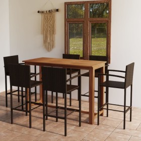 Brown 7-piece garden bar set by , Garden sets - Ref: Foro24-3068016, Price: 527,22 €, Discount: %