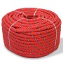 Polypropylene marine rope 8 mm 100 m red by vidaXL, Ropes and metal cords - Ref: Foro24-91290, Price: 28,21 €, Discount: %