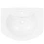 Lavabo de pie de cerámica blanco 650x520x200 mm de vidaXL, Lavabos - Ref: Foro24-143001, Precio: 165,89 €, Descuento: %