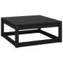 Garden furniture set 3 pieces black solid pine wood by , Garden sets - Ref: Foro24-3075473, Price: 228,54 €, Discount: %