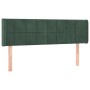 Dark green velvet headboard 147x16x78/88 cm by , Headboards and footboards - Ref: Foro24-3118819, Price: 75,23 €, Discount: %