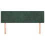 Dark green velvet headboard 147x16x78/88 cm by , Headboards and footboards - Ref: Foro24-3118819, Price: 75,23 €, Discount: %