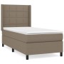 Cama box spring con colchón tela gris taupe 90x200 cm de , Camas y somieres - Ref: Foro24-3131405, Precio: 391,75 €, Descuent...