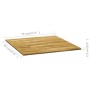 Quadratische Tischplatte aus massivem Eichenholz 23 mm 70x70 cm von , Tischplatten - Ref: Foro24-245987, Preis: 132,51 €, Rab...