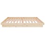 Solid wood bed frame 140x190 cm by , Beds and slatted bases - Ref: Foro24-819952, Price: 215,38 €, Discount: %